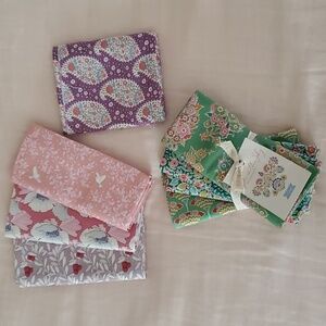 New fabric- 8 assorted fat quarters, includes Tilda